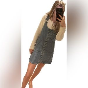 Forever 21 Jean zip up dress